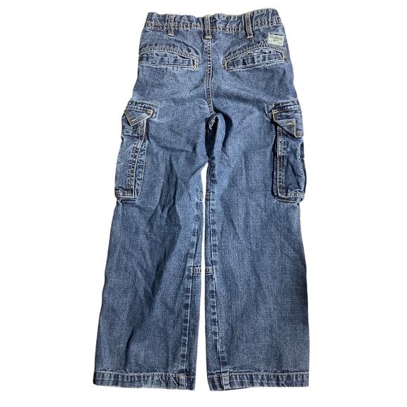 OshKosh B’gosh Denim Cargo Jeans Kids Size 8 – Utility, Casual, Durable - Picture 2 of 8